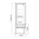 Raft frigorific cu uși glisante | RCH 5D - 0.9
