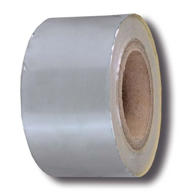 Selfadhesive duct tape, 30 micron, aluminium 