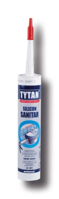 Silicon Sanitar, Tytan Professional, alb, 280 ml