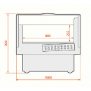 WMC Calypso 02 2,0 - Freezer island buildt-in unit