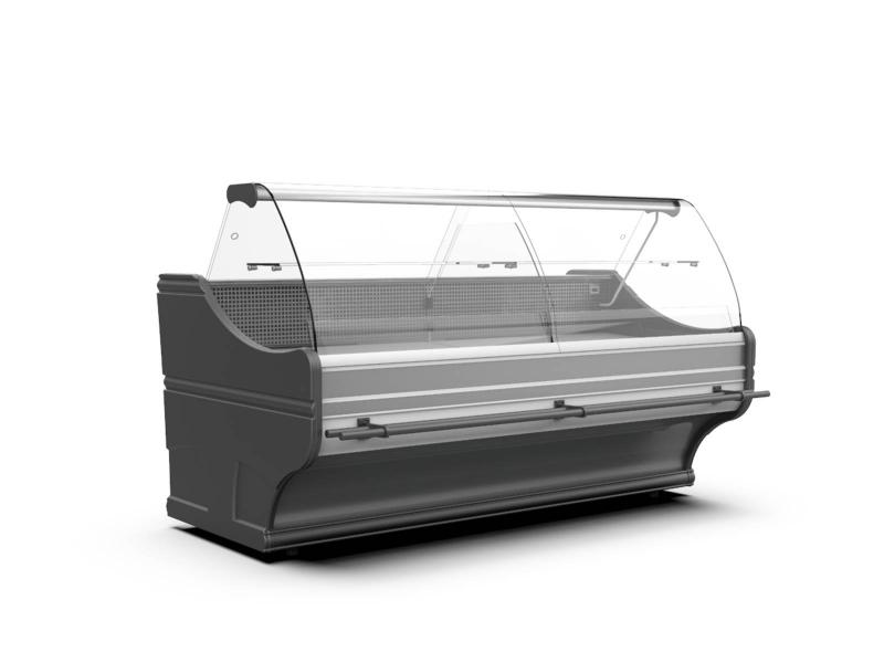  Counter with curved glass WCh-6/1B Wega 1570 W (V)