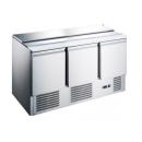 Masă frigorifică | Saladetă cu 3 uși din inox | KH-S903
