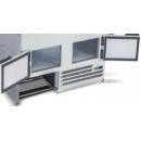 Counter with straight glass with built-in aggr. | SALINA80VD-100