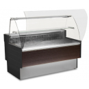 Counter with curved glass with built-in aggr. | KIBUK VC-100