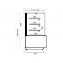 Vitrină frigorifică pentru cofetărie și patiserie pentru agregat extern | WCH-1/C 950 ESTERA