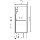 SCH-1/1400 LUNA | Refrigerated cabinet