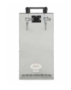 KONTAKT 155/K (Green Line) Dry contact double coiled beer cooler with built-in air compressor