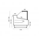 WCh-8 Carmen 2580 ZZ - Counter with straight glass without aggr. (S)