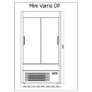 Raft frigorific cu uși glisante | R-1 MVR 90/60 DP MINI VARNA