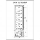 Raft frigorific cu uși glisante | R-1 MVR 90/60 DP MINI VARNA