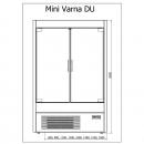 R-1 MVR 60/60 MINI VARNA | Refrigerated cabinet hinged doors
