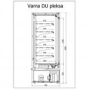 R-1 VR 60/80 VARNA DUZ | Hűtött faliregál nyíló ajtókkal