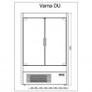 R-1 VR 60/80 VARNA DUZ | Refrigerated cabinet hinged doors