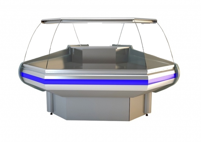 NCH I Z Curved glass external corner counter (90°)
