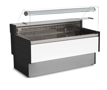Counter with straight glass with built-in aggr. | KIBUK VD-100