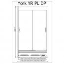 R-1 YR 100/70 PLUS YORK - Refrigerated wall cabinet