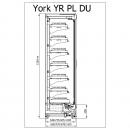 R-1 YR 100/80 YORK PLUS - Refrigerated wall cabinet