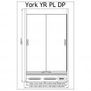 R-1 YR 375/80 YORK PLUS - Refrigerated wall cabinet