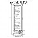 R-1 YR 375/80 YORK PLUS - Refrigerated wall cabinet