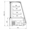 Vitrină frigorifică de cofetărie și patiserie | C-1 DC 90/CH Dolce
