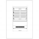 Vitrină frigorifică cu autoservire | C-1 VN/O 60/CH/DU VIENNA