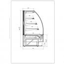 C-1 VN/Z 120/CH VIENNA Refrigerated display counter