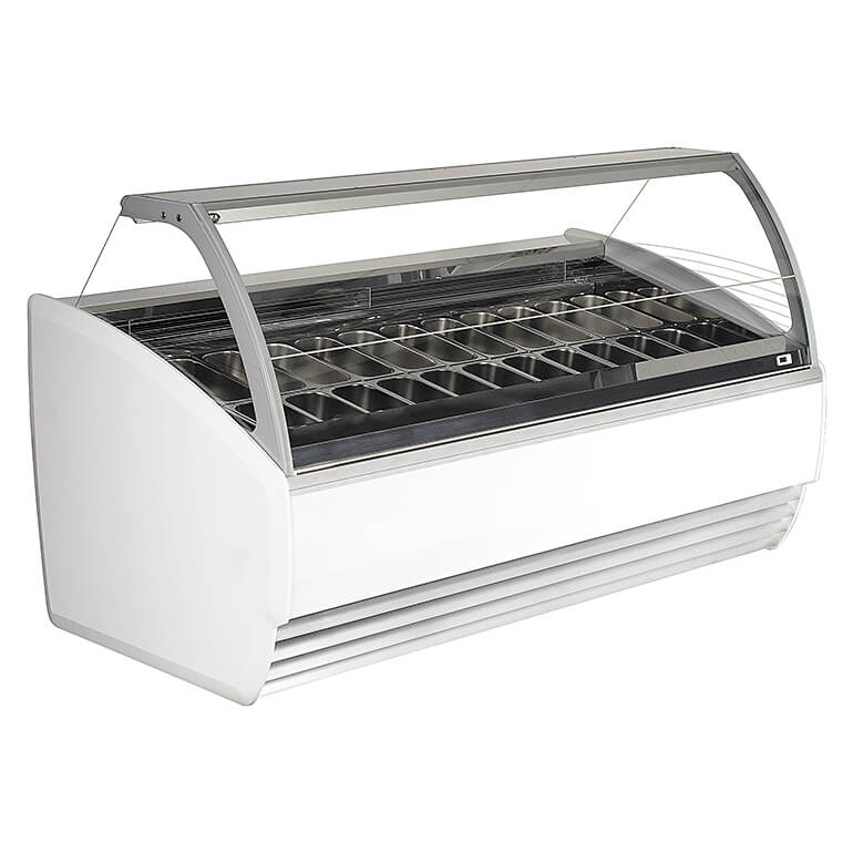 K-1 BT 24 - BISCOTTI Ice cream counter for 24 flavours (with double cooling system)