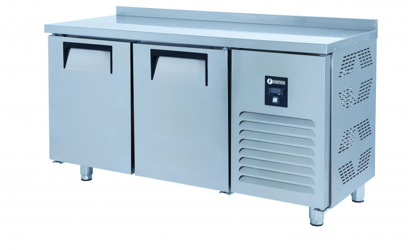KHP-RC2SD INOX | Refrigerated counter with 2 doors
