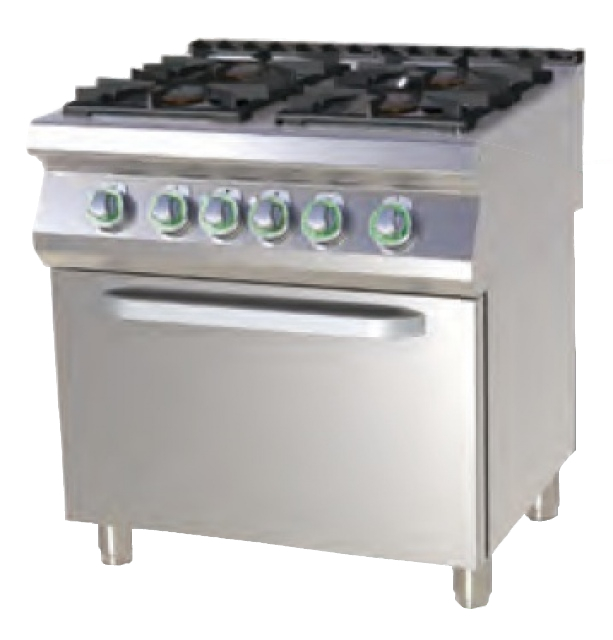 Maşină de gătit pe gaz cu 4 arzătoare | SPT 780/21 GE