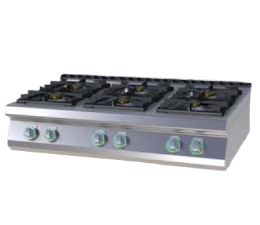 Mașină de gătit pe gaz cu 6 arzătoare | SPS 7012A G