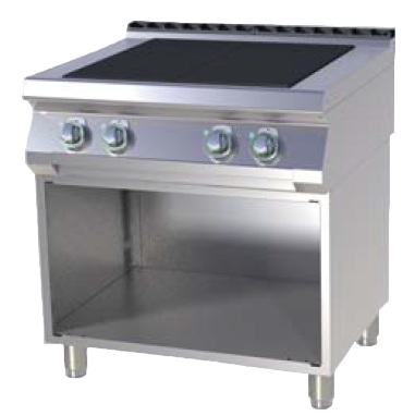 Mașină de gătit electrică cu 4 plite pe suport | SPL 780 E