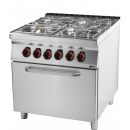 Mașină de gătit cu 4 arzătoare și cuptor static | SPT 90/80 21 GE