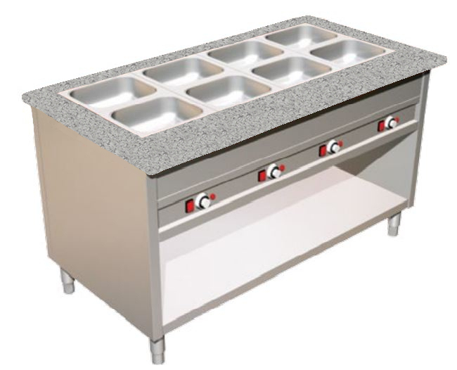 Modul cald (bain marie) | BW 1.5 KN