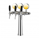 Elliptical | 3 ways beer tower with lighting medals chrome
