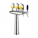 Elliptical | 3 ways beer tower with lighting medals chrome