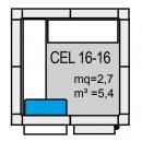 Moduláris fagyasztó kamra | CEL10-16-16