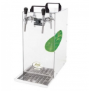 KONTAKT 155/K NEW GREEN LINE Dry contact double coiled beer cooler with built-in air compressor