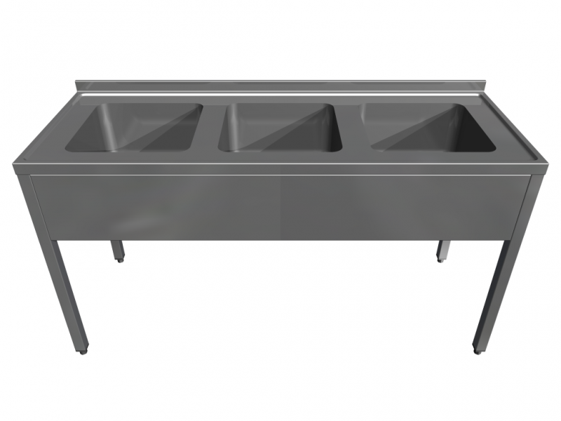 Triple stainless steel sink | SPS1300_146442