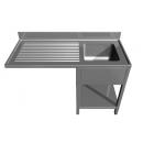 Stainless steel sink grouped in cantilever bench | SPS311S_147553