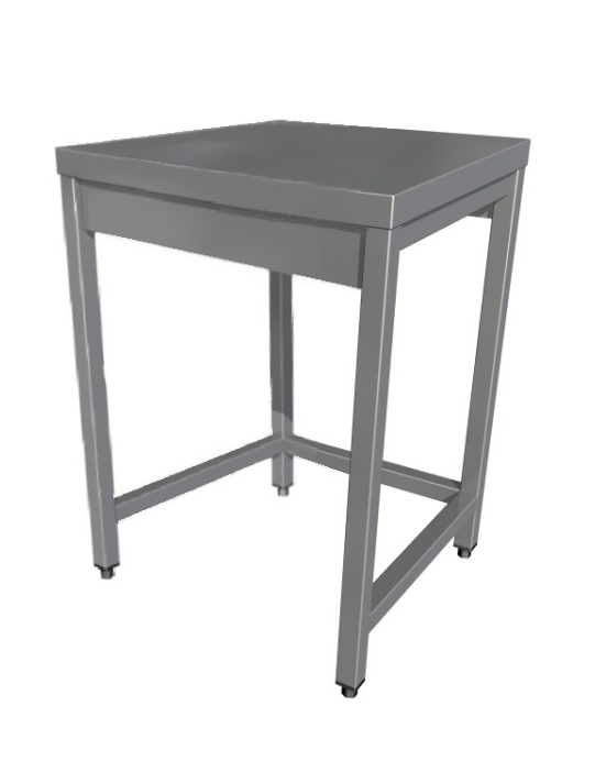 Work table without shelf with 4 legs | 750 x 600 x 850 mm