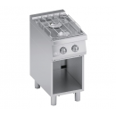 Mașină de gătit pe gaz cu 2 arzătoare și suport deschis SOLUTIONS LINE | C2GCU05VVV