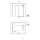 Solid door remote freezing chamber | TCS005