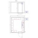 Solid door remote freezing chamber | TCS006