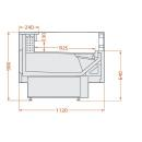 Self-service counter | LCNO NIXO SELF 3,75