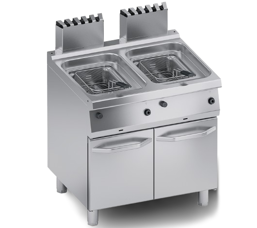 Gas fryer double tank 12+12 lt. | C2GFG1012