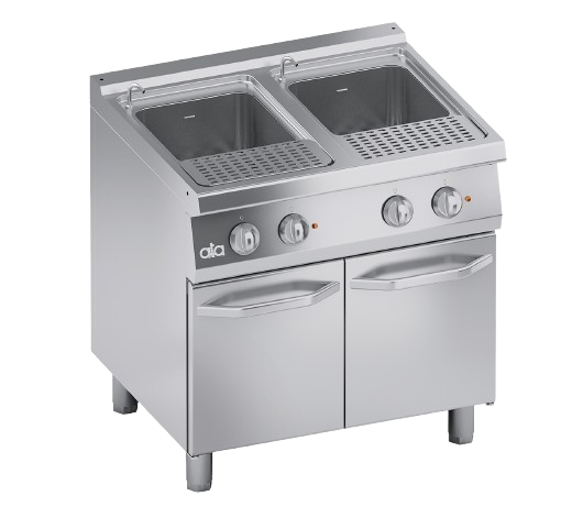 Gas pasta cooker double tank 26+26 lt. | K7GCPP10