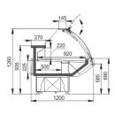 GEORGIA 1.0 (AG-120-deli-PS-126-DBA) | Refrigerated counter