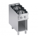 Gas range 2 burners + open cabinet | K4GCUS05VV