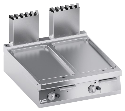 Gas low-built griddle plate 1 module smooth plate | K4GFBP10TTL