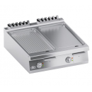 Electric low-built griddle plate 1/2 smooth + 1/2 grooved plate | K4EFBP10TTR